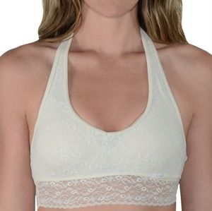 NEW Calvin Klein Halter Bare Lace Bralette